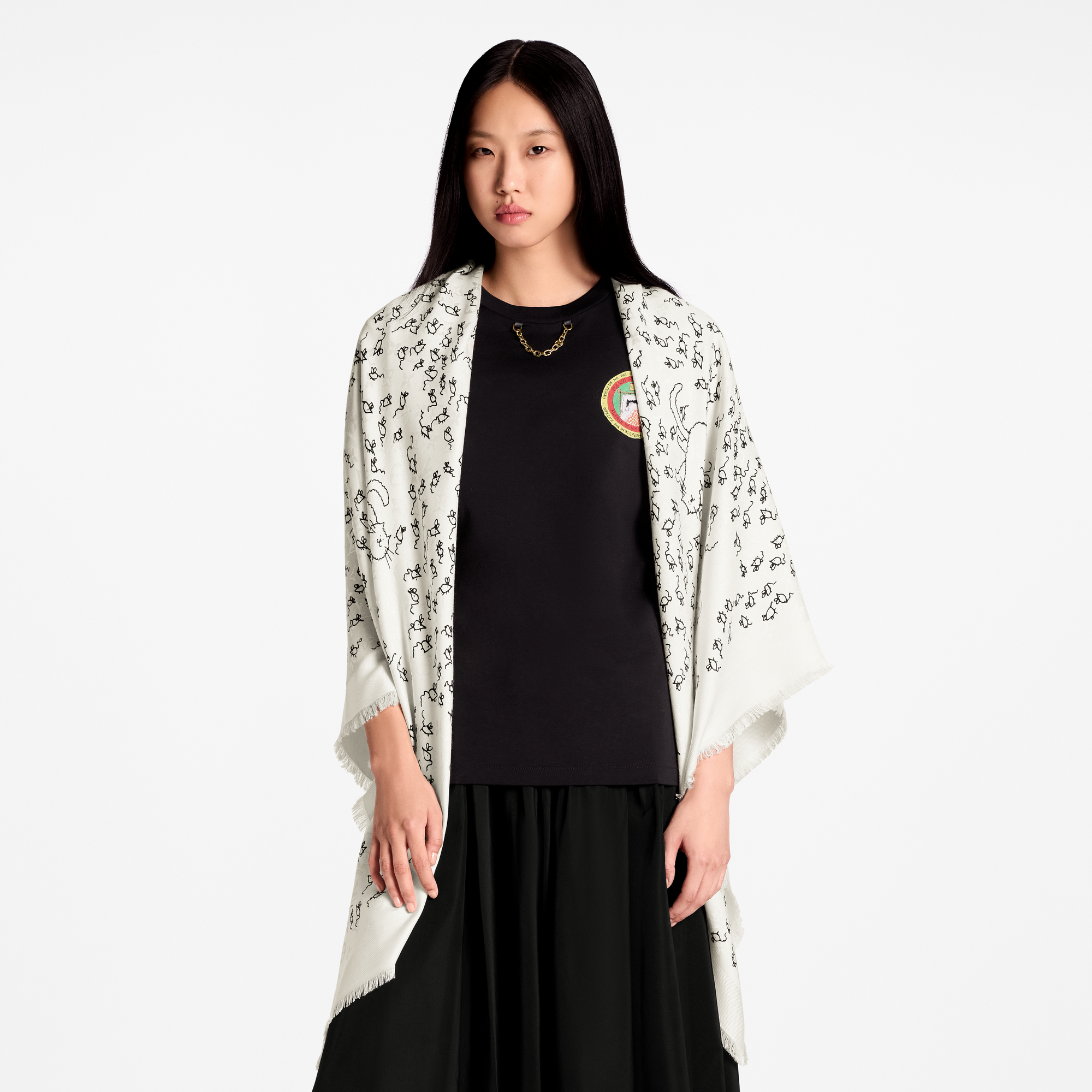 Chal LV Mice Monogram Classique S00 Mujer Accesorios Chales y estolas | LOUIS VUITTON (Zoom de producto)